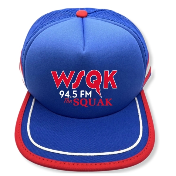 WSQK 94.5 Trucker Hat Snapback Radio Station The Squak Stranger Things - Picture 1 of 1